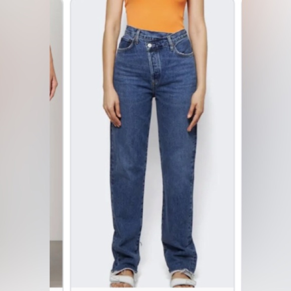 NWT AGolde Criss‎ Cross Straight Range size 27